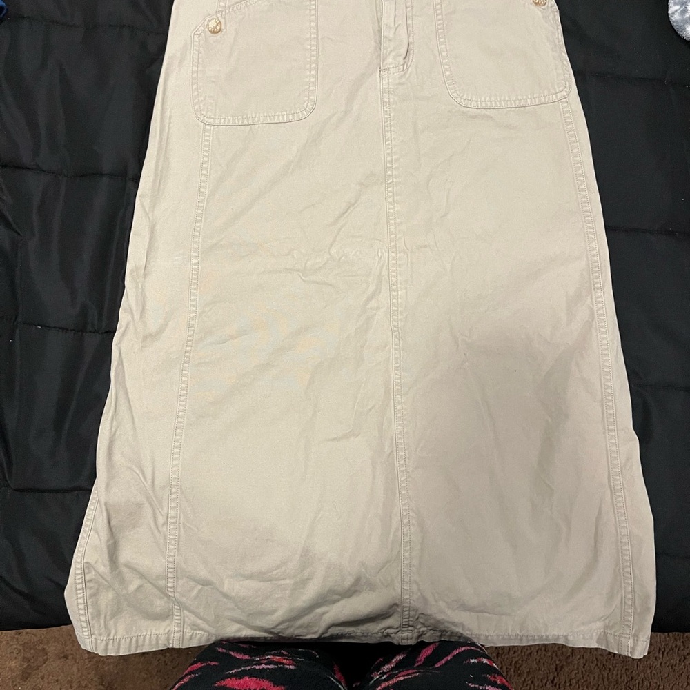 White Stag Cream Maxi Pencil Skirt for Work